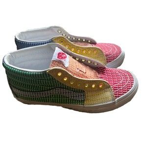 Vans Shoes Sk8 Mid Pride Rainbow Multi Casual Sneakers Men’s 4 Women 5.5